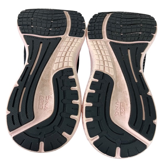BROOKS GLYCERIN 19 Black Gray Pink DNA LOFT Sneakers Running Gym Shoes sz 10.5 W - Picture 2 of 16